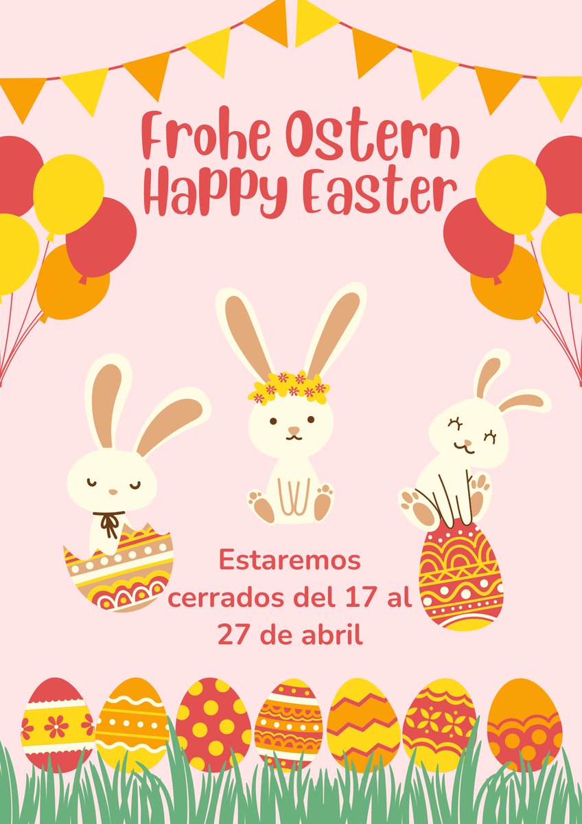 CentroLinden's tweet photo. #FroheOstern #HappyEaster #FelicesPascuas #vacacionessemanasanta #academiaidiomas https://t.co/ugbVwaxaRQ