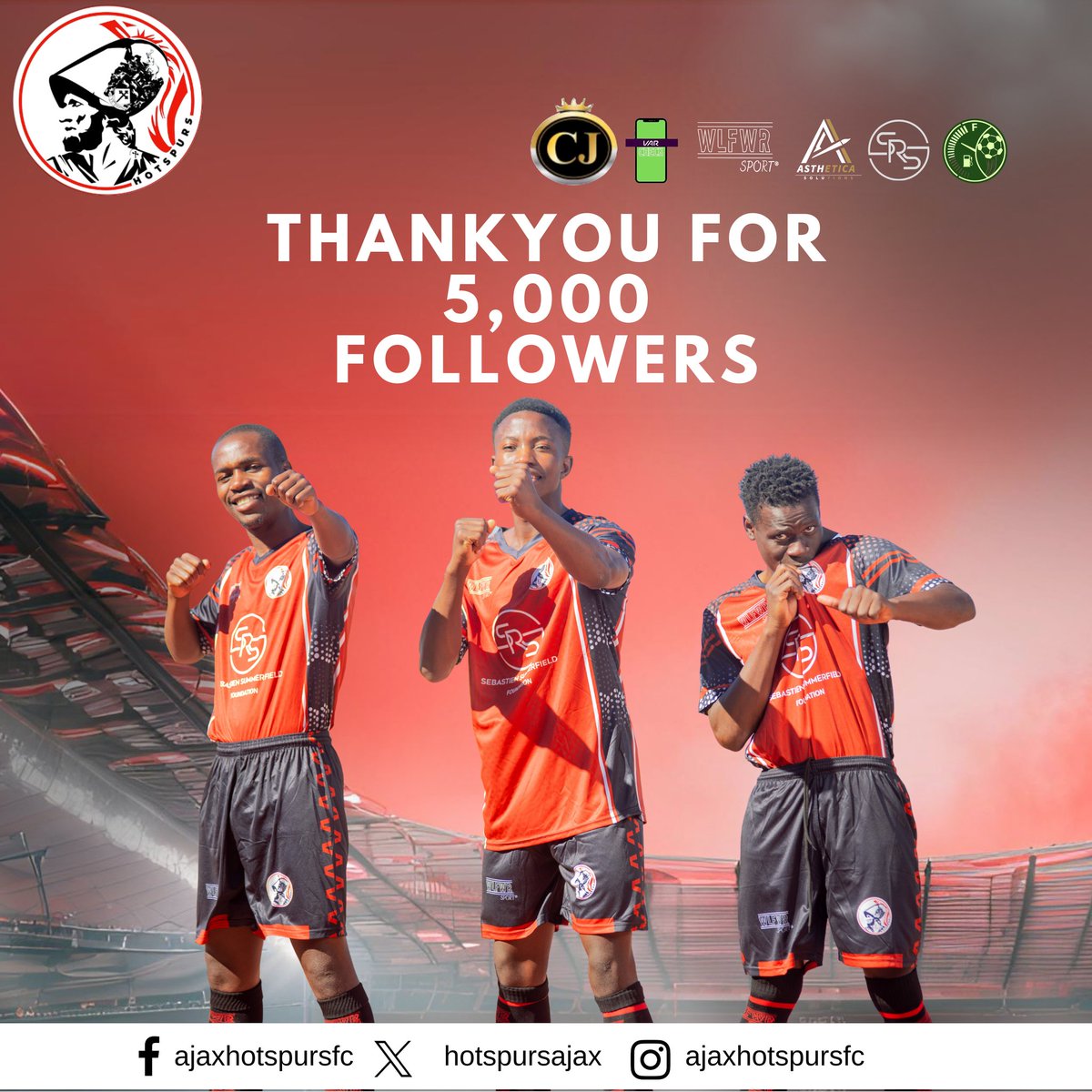 5,000 followers! ⚪️🔴

Siyabonga kakhulu for the constant support from our amazing fans in Bulawayo &amp; beyond. YOU are the heart of our story. Every cheer, every share, every moment  it’s all for you.

For Mpopoma, For Bulawayo, For Zimbabwe 🇿🇼

#RoadToGlory #Siyabonga #fypシ゚