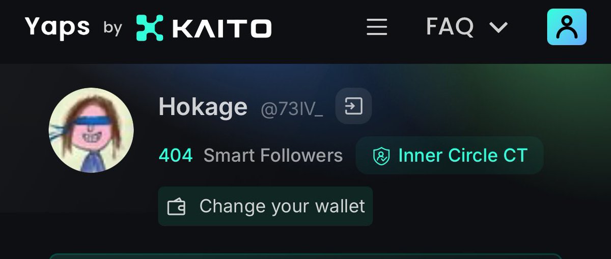 73lV_'s tweet image. gm to my 100 active followers
finally part of the inner circle on @KaitoAI, interacting w/ my tweets helps you to earn YAPs.
imagine i decide to follow you.
support me, i support you. i will be keeping an eye on quality content, planning on increasing the number of my…