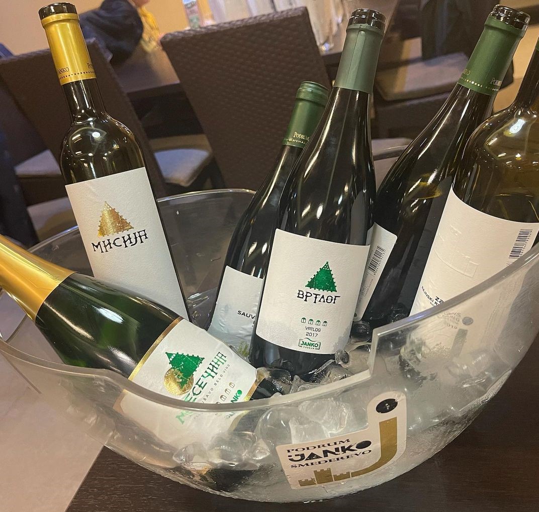 PodrumJanko's tweet photo. Bilo da uživate u sočnom pečenju ili pikantnom specijalitetu, naša vina su savršen partner za strastvenu harmoniju okusa. Uživajte u vinima koja savršeno idu uz najbolju hranu!🍷🔥
#wine #foodie #PodrumJanko #Smederevo #Serbia #WinesofSerbia  ❤ https://t.co/PAQ7Iw5Sdp