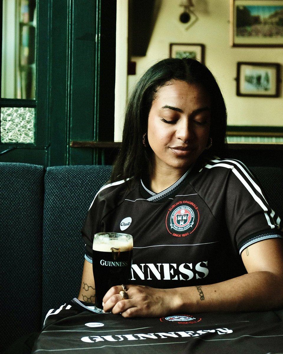 NOW ON SALE: Our very special 2025 black GK Guinness shirt, first