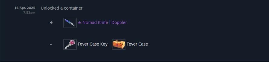 3000 cases since last knife btw