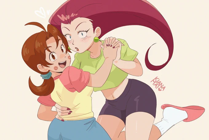 Prior to this, I was drawing A LOT of Hanamusa aka Jessie x Delia. A lot of it here but most of it on my Pokémon sideblog, @/yamujiburo. First drew them back in 2017 but really started drawing them a lot and doing the comics in 2023 