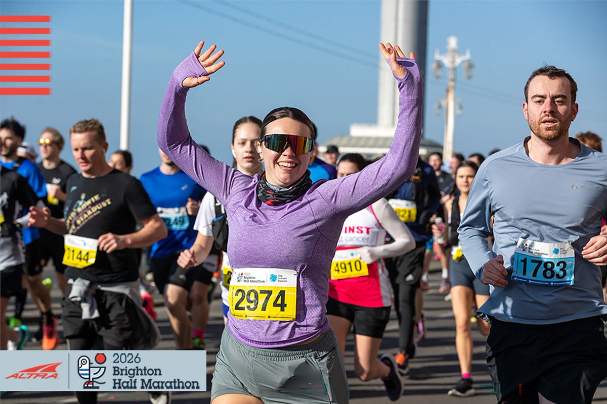 Happy Easter from the Altra Brighton Half Team! 🐣We give you permission to eat chocolate and run this Easter! 🍫🏃‍♀️Oh, and why not complete your early bird entry for the 36th edition of the 2026 Altra Brighton Half Marathon. To enter click 👉brighton-half.eventize.co.uk/e/brighton-hal…