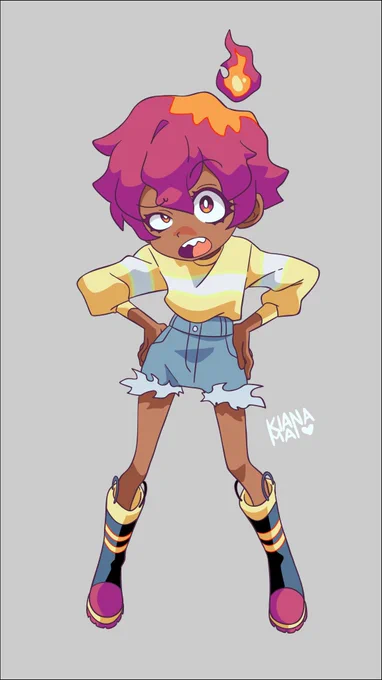 Had some one off OCs here and there. All with fun hair. I'm finding I kinda design from the hair down (looking at Aika) 