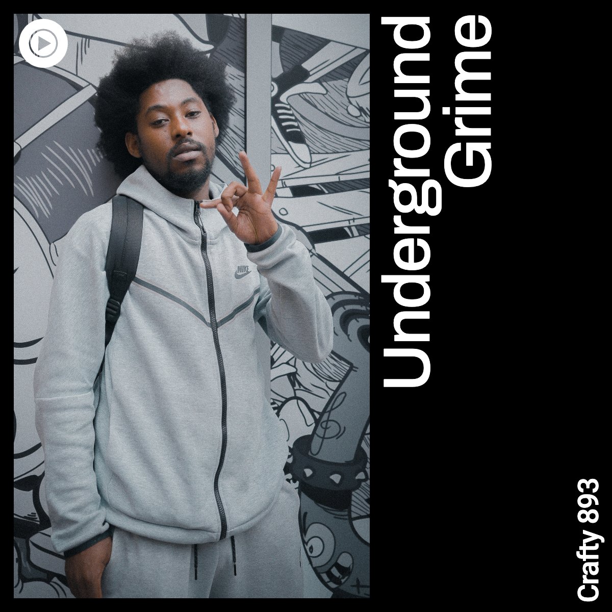Crafty 893 features on the cover of YouTube's Underground Grime #playlist

Two-time BAFTA Award-winning producer, MC &amp; creative <a href="/crafty893/">Crafty 893</a>'s new track ‘Anyway’, featuring grime mainstay <a href="/MangaStHilare/">Manga Saint Hilare</a>, heads up the playlist.

Check it: music.youtube.com/playlist?list=…