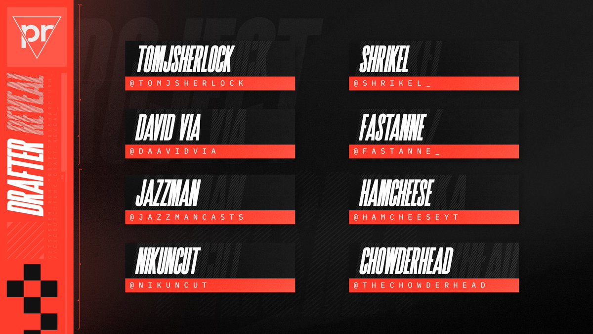 PPrisma's tweet image. Another 8 drafters to the roster.. ✅

#ProjectPrisma