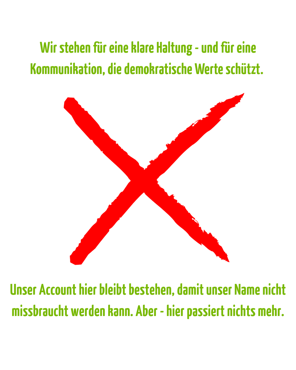 BDKJ Bayern ist nicht mehr auf X aktiv.
Wir stehen für klare Haltung &amp; Kommunikation, die demokratische Werte schützt.
Der Account bleibt bestehen, um Missbrauch zu verhindern – aber: Hier passiert nichts mehr.
➡️ Aktuelles: Instagram &amp; unsere Website.