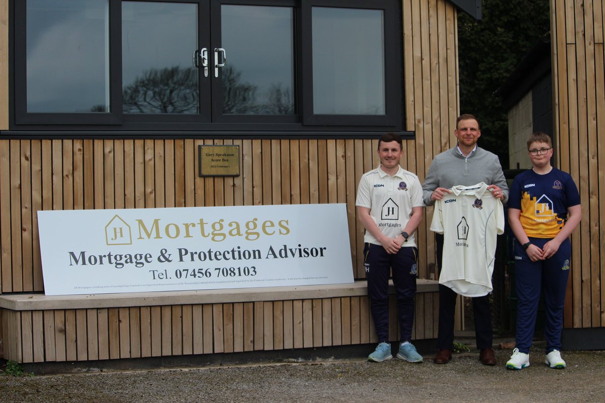 We were delighted this week to showcase our new senior match shirts and junior playing kit and also present a shirt to our sponsor Jake Hughes of <a href="/JH_Mortgages/">Jake Hughes</a>. Jake is pictured with new first team captain Ryan and under 15s player Dan, both wearing the new kit which looks great