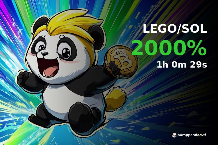 $LEGO up 20.0x! 🚀

Called in our free Pump Panda signal group at $39.0K marketcap.

Many more bangers in our free group. Join now via the link in our bio and win with our community! 🐼

Top performers last 24h:
$JOVIAL - 48.6x
$CLAYIFY - 29.6x
$LEGO - 23.4x
$CS - 10.8x
$mooncoin