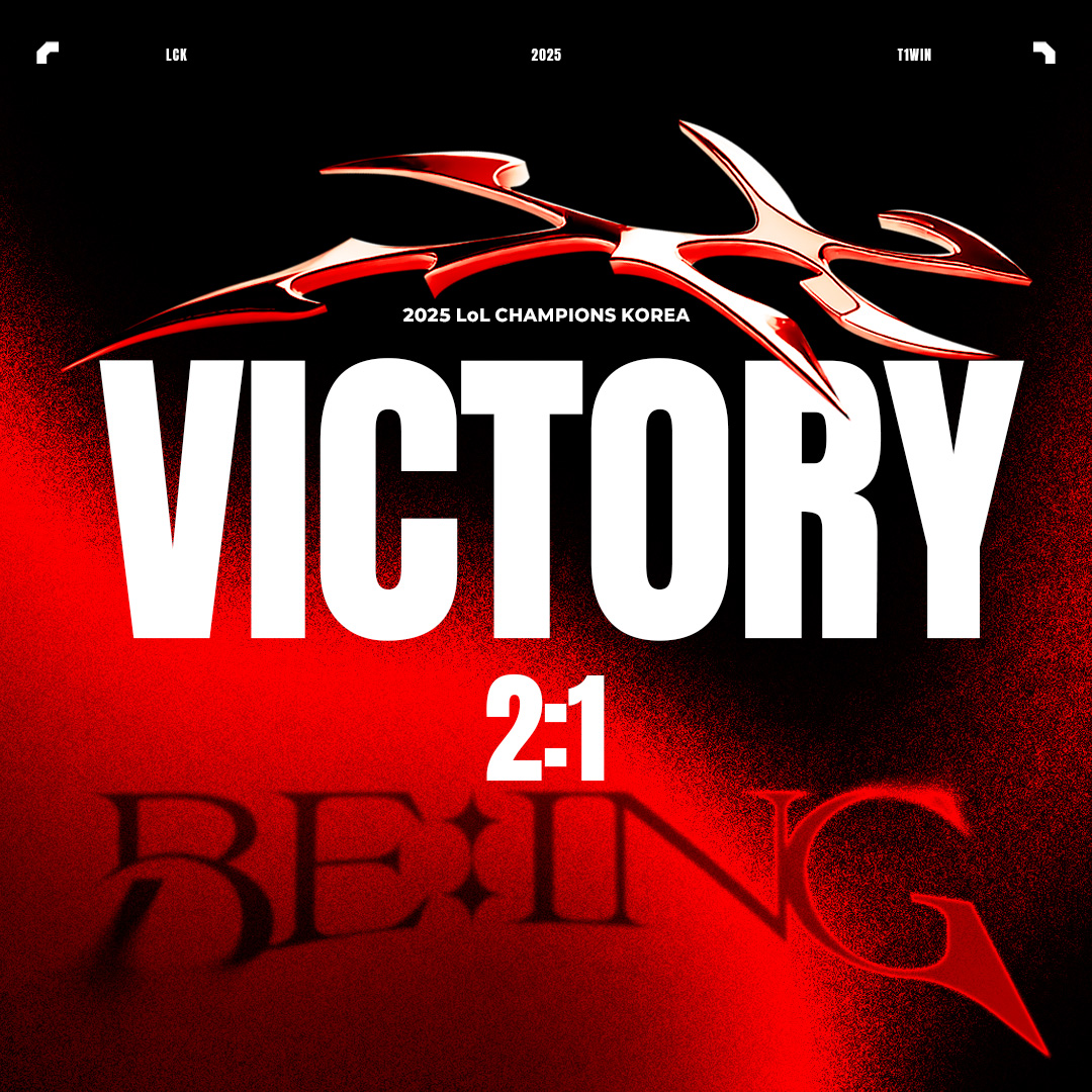 [2025 #LCK R1 vs NS]

앞으로도 최선을 다하는 모습을 보여드리겠습니다.

We will continue to do our best and show our efforts.

#TogetherAs1 #T1WIN