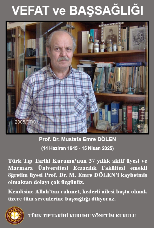 Türk Tıp Tarihi Kurumu (@turktiptarihi) on Twitter photo 