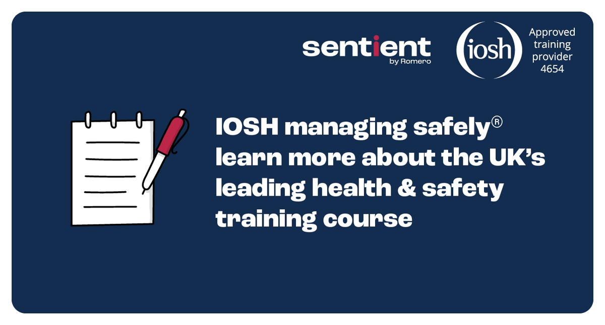 SentientUk's tweet photo. Health &amp; Safety should be at the heart of keeping your business and your team protected.

Learn more about our IOSH Managing Safely® training, and book our training course for this September for just £450+VAT 👇
https://t.co/SKJhpQY6OH

#IOSH #IOSHManagingSafely #ManagingSafely https://t.co/tiJaZMNQpK