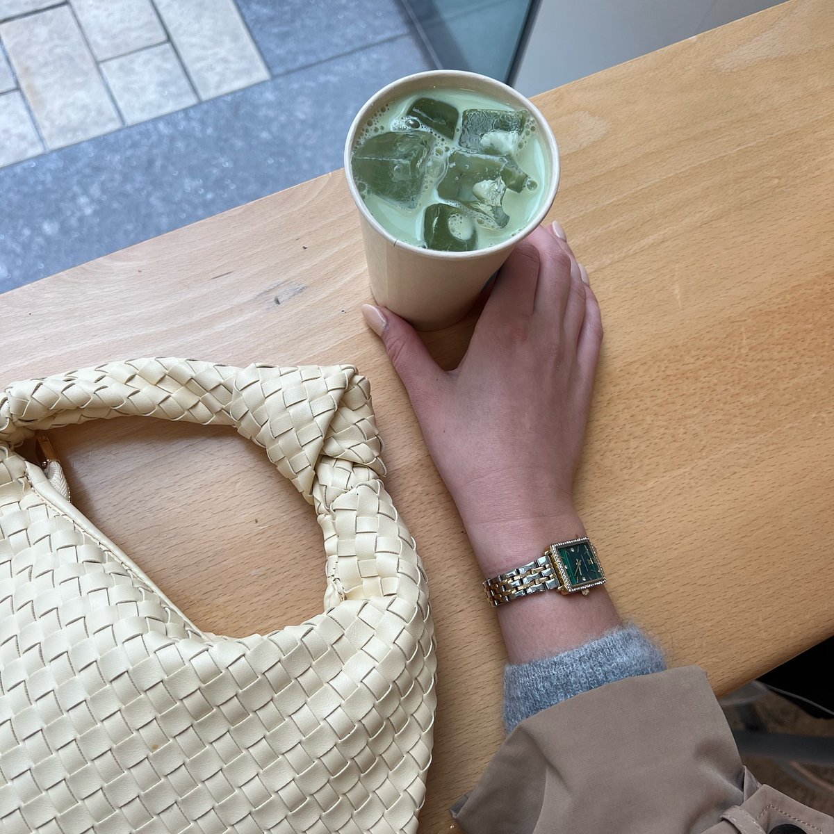 Matcha girls wear green watches. #larssonjennings #womenswatches