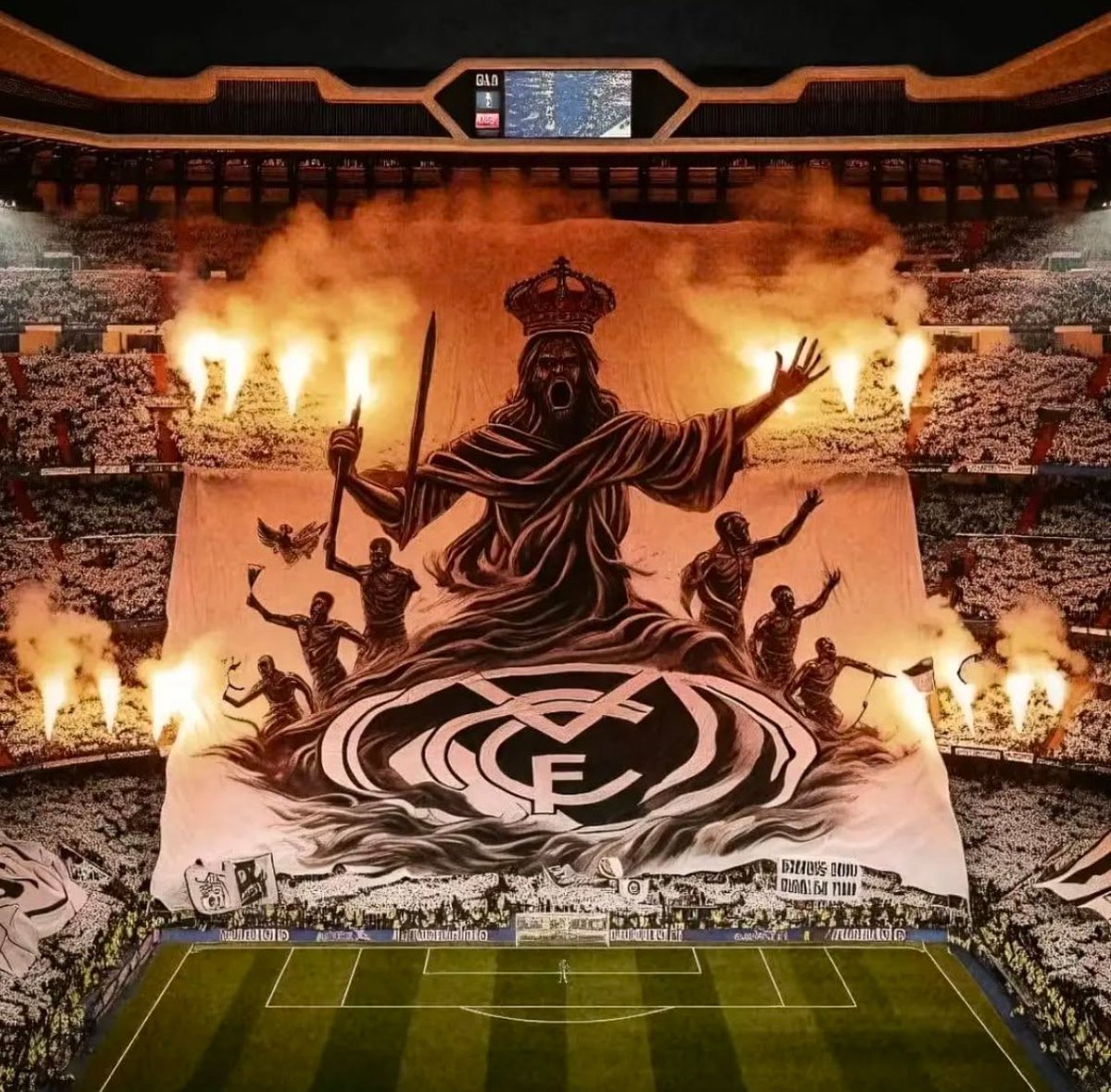 Isaalhashimi's tweet photo. Only together we can 

HASTA EL FINAL VAMOS REAL!

@realmadridarab 
@realmadrid 
@RM4Arab 

#RemontadaDay 
#Realmadrid 
#ChampionsLeague 
#RealMadridVsArsenal https://t.co/ijYWzwhjYR