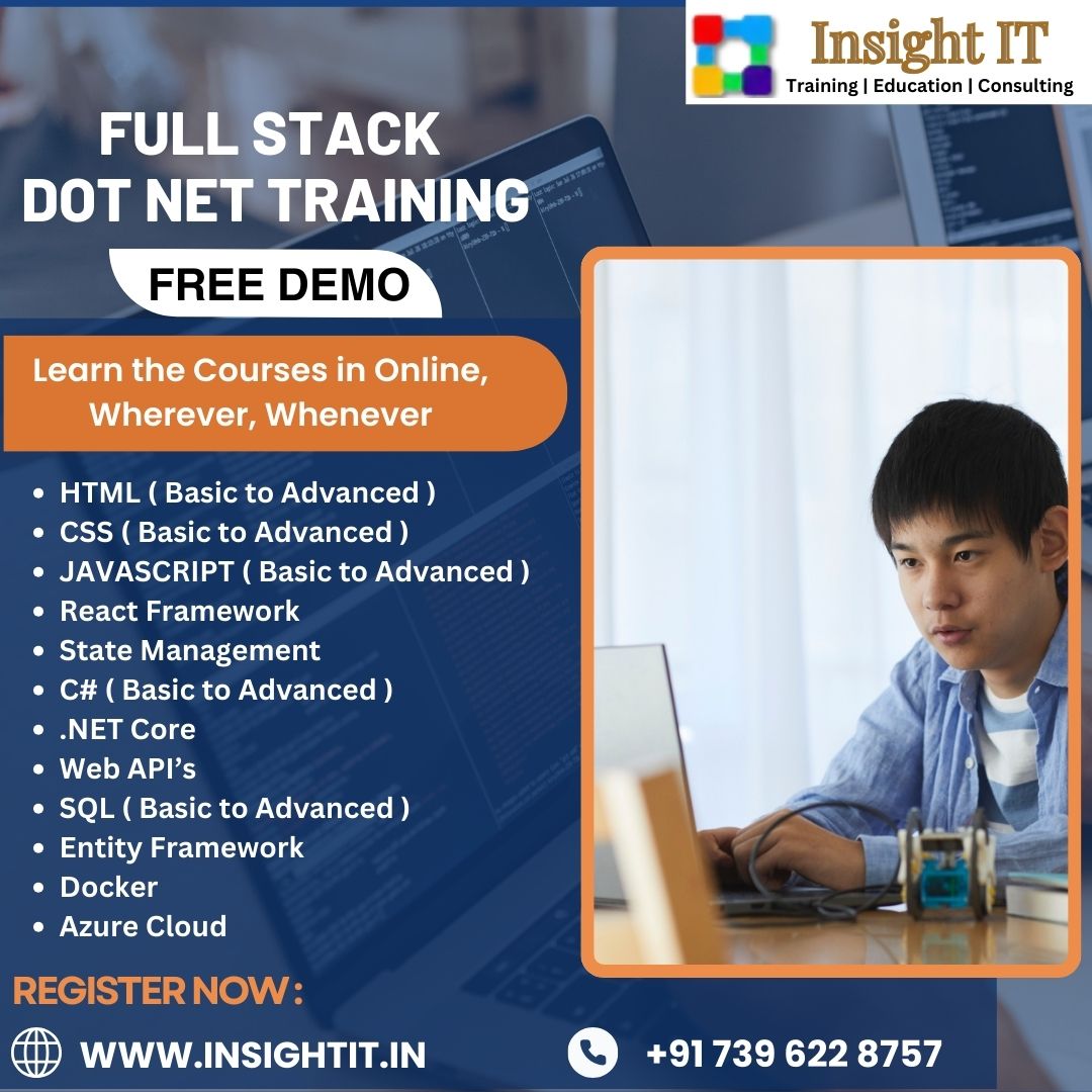 InsightIT09's tweet image. Full Stack .NET Training | Full Stack .NET Online Training
insightit.in/dot-net-traini…
wa.me/917396228757
#FullStackDotNet #DotNetTraining #DotNetCore #ASPNet #CSharp #Angular #React #InsightIT #LearnDotNet #FullStackCertification #insightittraininginstitute #courses #education