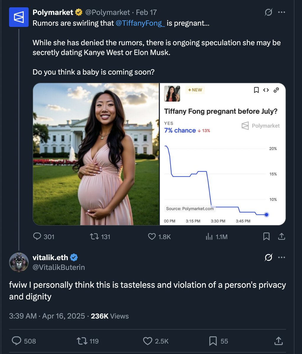 Ethereum is facing a dozen crises and price is close to an 8 year low

Yet Vitalik is choosing to spend his time playing white knight and defend e girls on the internet

Just nuke ETH to 0 and get it over with man