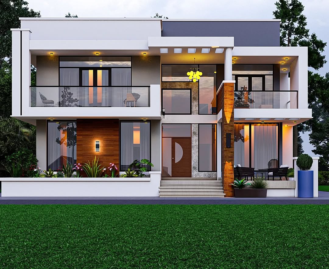 AbfrLtd's tweet photo. 🫴We Design, We Renovate, We Build, We Furnish
🫴ABFR Cons Ltd We touch your Dream House
🫴Two-Story, Three-Bedroom House with Double-Height Fitting Room 

Parking: 4 Cars 
Plot Size: 13x20m
Building Size: 10x15m
Contact Us 
#DreamHouse #Luxury &amp; #ModernLiving #TwoStoryHome https://t.co/IFL5EvrRcm