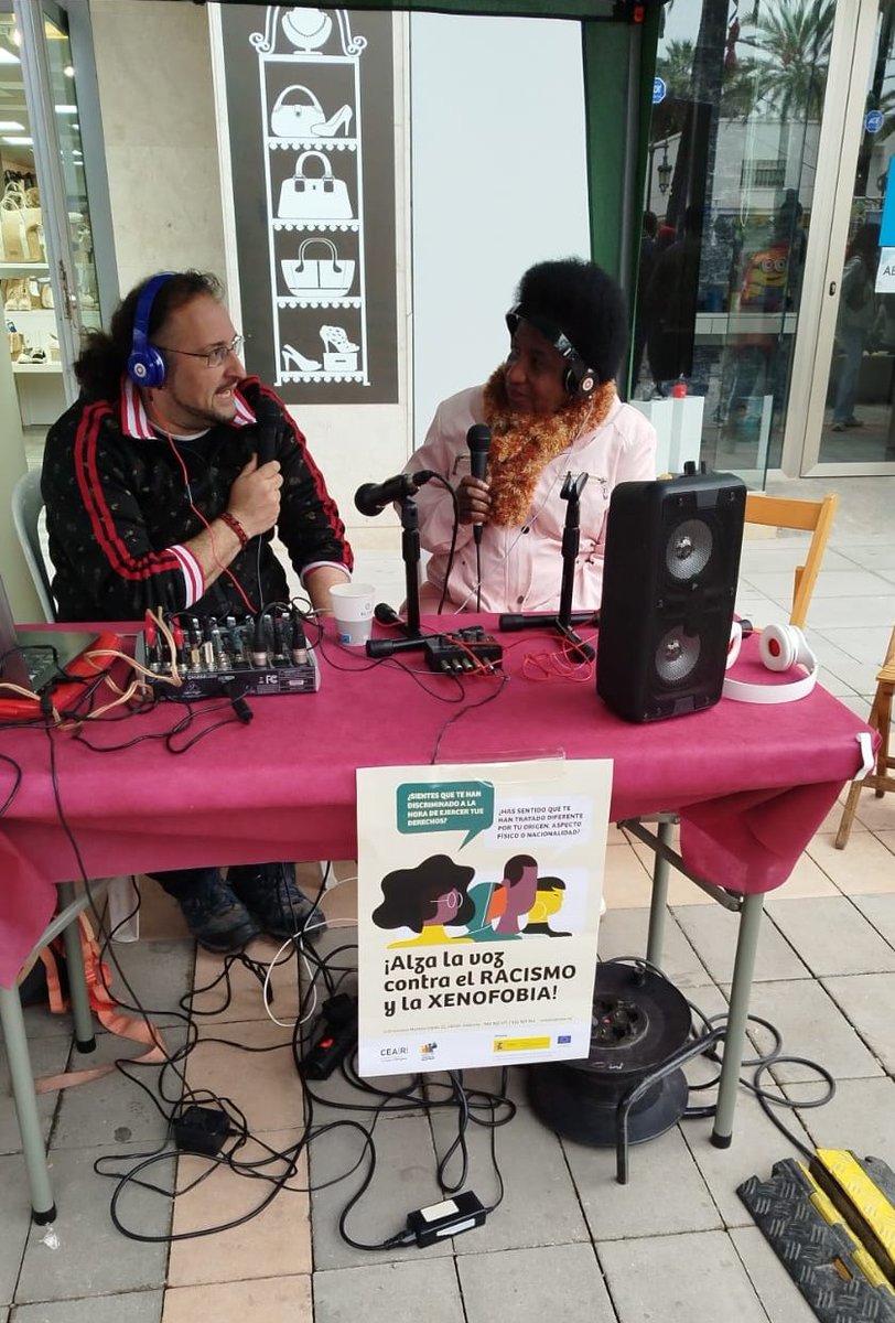 🎉Este fin de semana hemos celebrando los 30 años del centro de acogida de #cearcullera.

📻Realizamos un taller radiofónico sobre #racismo. 

Si has sufrido discriminación racial o étnica #AlzaLaVozContraElRacismo. 

👉🏾 cear.es/alza-la-voz-co… 👈🏾

<a href="/inclusiongob/">Ministerio Inclusión Seguridad Social Migraciones</a> #FondosUE