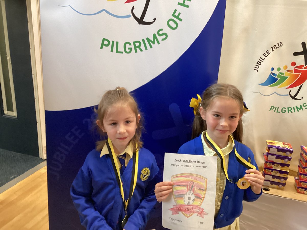 StMaryB17's tweet image. The winners of Coach Red's Badge Design competition for EYFS and KS1 ...  #PE #KS1