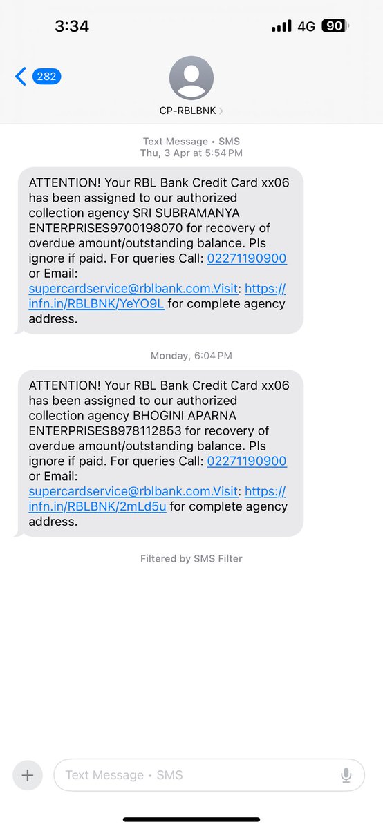 Mohammed Baseeruddin (@md_baseer) on Twitter photo It’s been 4 months since the fraud, and I’m still facing calls, WhatsApp & recovery agents.
Reported to 1930 within 30 mins, yet @RBLBank has shown no due diligence or action.
Funds were transferred to an HDFC account—how was this permitted?
<a href="/RBIsays/">RBI Says</a> <a href="/Cyberdost/">CyberDost I4C</a> <a href="/IndianConsumerF/">IndianConsumerForum</a> It’s been 4 months since the fraud, and I’m still facing calls, WhatsApp & recovery agents.
Reported to 1930 within 30 mins, yet @RBLBank has shown no due diligence or action.
Funds were transferred to an HDFC account—how was this permitted?
<a href="/RBIsays/">RBI Says</a> <a href="/Cyberdost/">CyberDost I4C</a> <a href="/IndianConsumerF/">IndianConsumerForum</a>