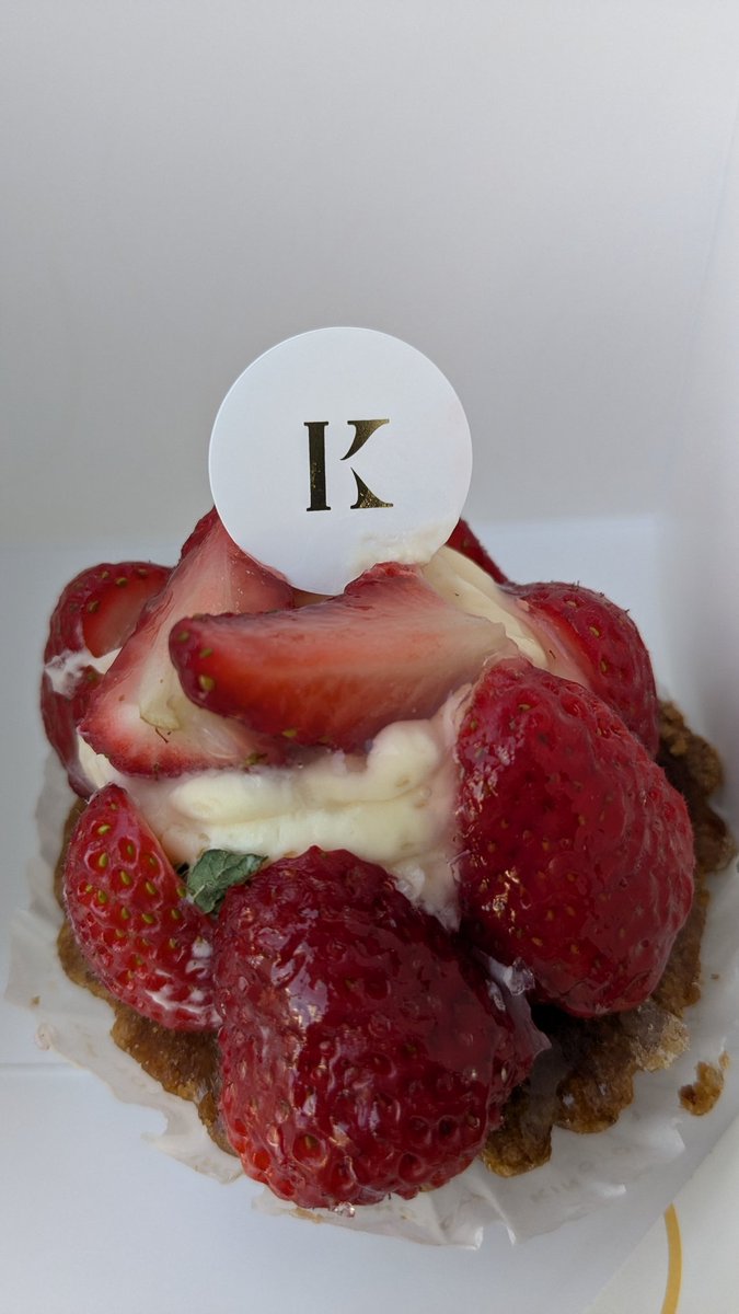 きのとやさんのイチゴタルトが美味しいかったです！