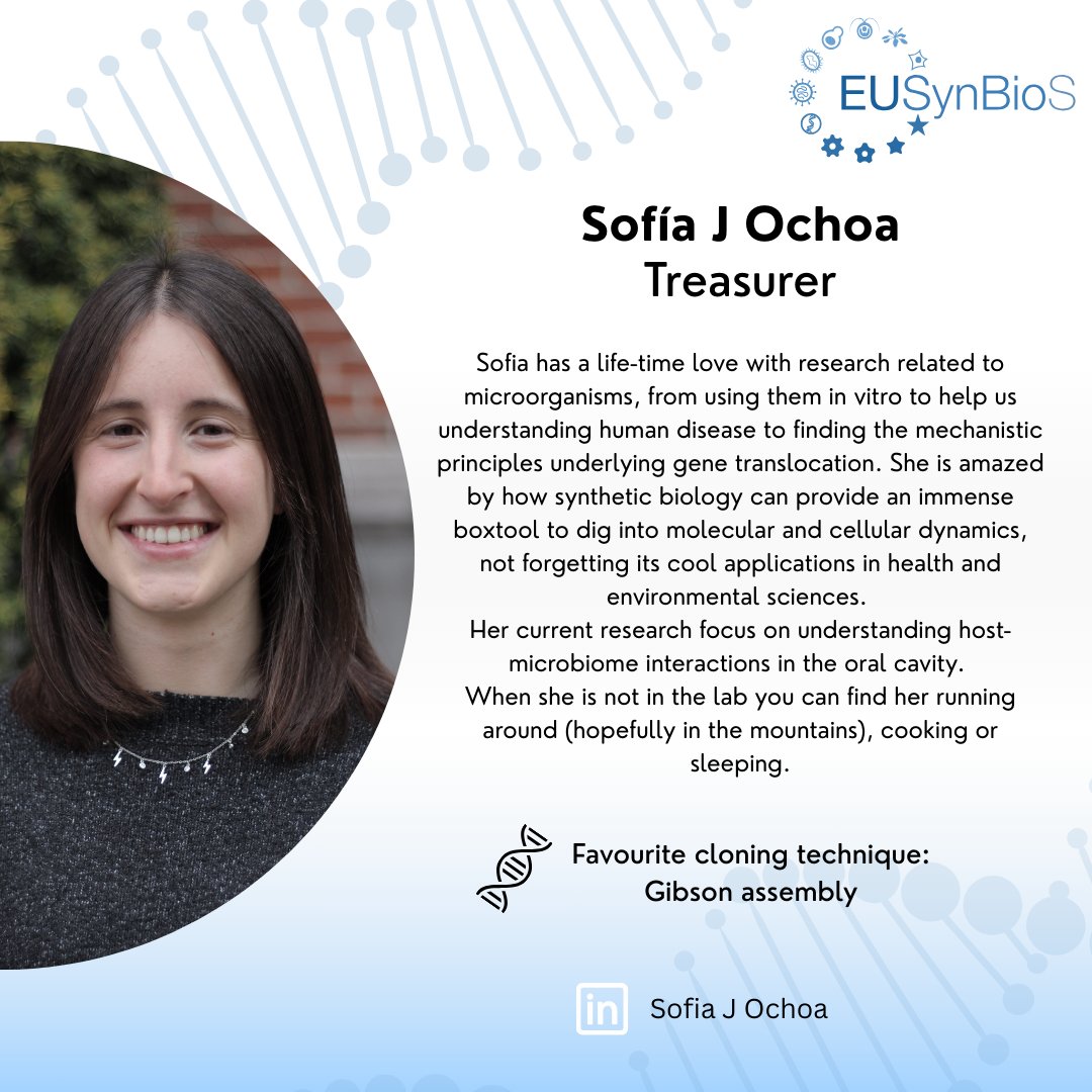 EUSynBioS's tweet image. ✨ Over the coming weeks, get to know better the members of our society with our #EUSynBioMembers series! This week we&apos;re introducing our Board members — who they are, what they do inside and outside the lab, and what drives their interest in #SynBio!
👉linkedin.com/feed/update/ur…