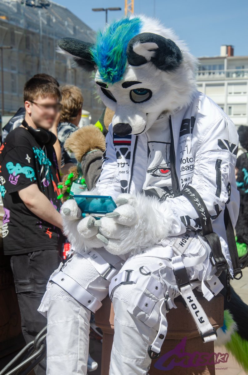 White_Point_'s tweet photo. mom said i should go play outside 

#FursuitEveryday https://t.co/imX9p0PJHG