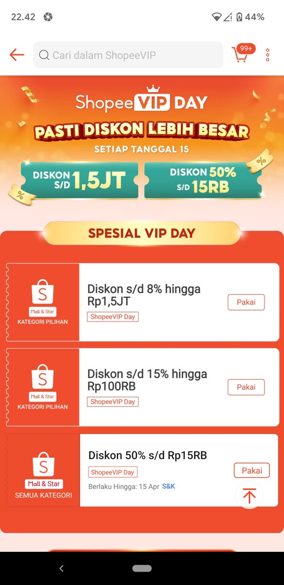 NandaArsyat's tweet photo. @ShopeeID #ShopeeVIP #ShopeeVIPGiveaway https://t.co/6S6gD8CUcU