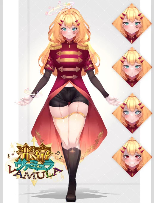 この度、新人Vの光帝ヴァミュラちゃんのママになりました!何卒よろしくお願いします•*¨*•.¸¸ 