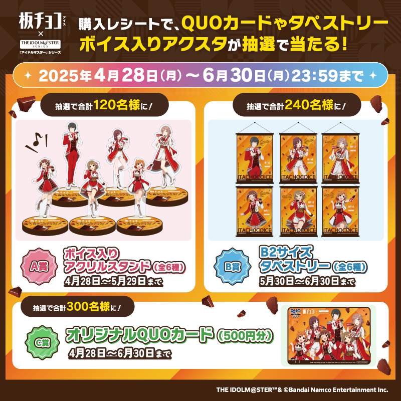 板チョコアイス を食べて 『#アイドルマスター』 シリーズの 描き