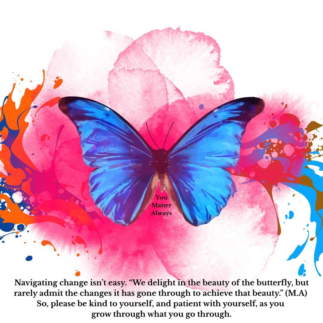 SuzieYMA's tweet photo. Hello you wise bunch, today's #Wisewordswednesday reminder is about giving yourself the time and grace to grow.
Change and transformation requires us to focus on building the new rather than fighting the old ๐๐๐ #YouMatterAlways #change #changeisinevitable #growthisoptional https://t.co/ywoJBgHnzM