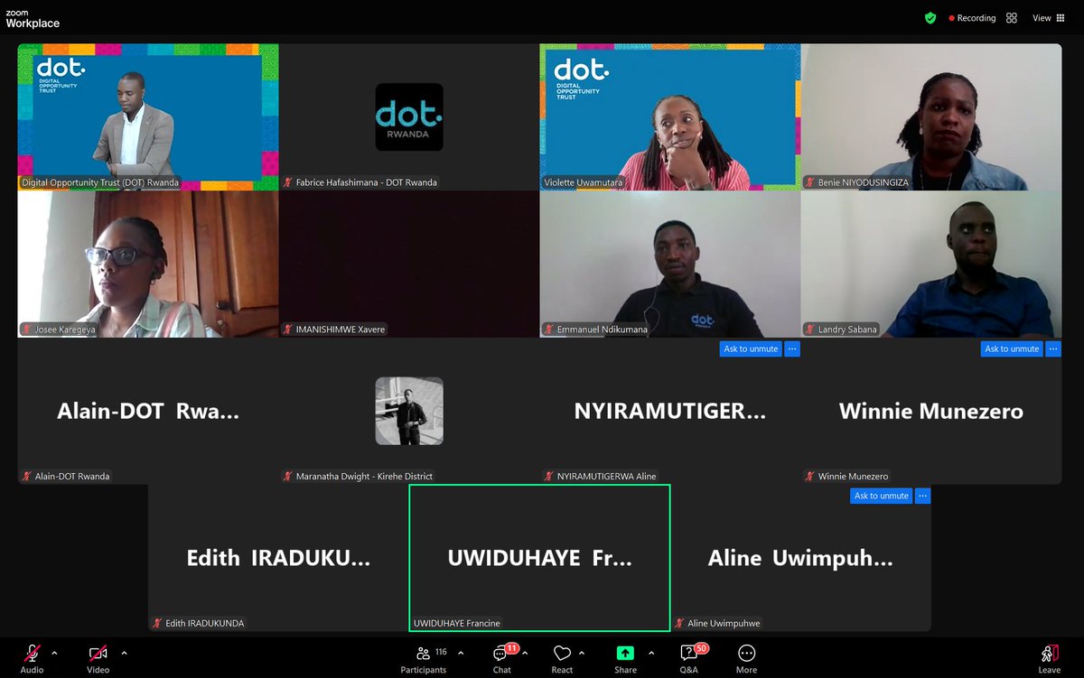 Today we kicked off the virtual TOT for 100+ Digital Champions &amp; Business Coaches! They'll lead digital &amp; business skills training for youth—especially young women, refugees &amp; PWDs—under the #DSEProgram, paving paths to dignified &amp; fulfilling work. 
#DOTYouth #YoungAfricaWorks