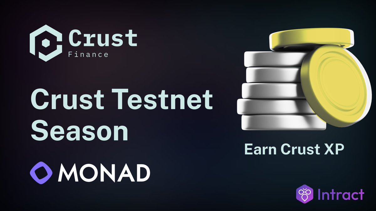 Testnet season is ON.

Need a reason to play around with the Crust app on <a href="/monad_xyz/">Monad</a> testnet?  

We got you - a campaign just dropped on <a href="/Intract_HQ/">@Intract_HQ is now @Bantr_fun</a> 

Complete quests, invite frens, and climb the leaderboard and earn CrustXP 🔥 

quest.intract.io/quest/67ff5f4f…