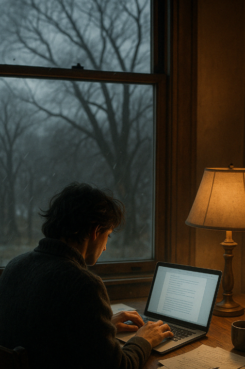 Drayton_Alan's tweet photo. Outside my window, spring fights its long battle to conquer winter. As the wind blows and the trees creak my mind is filled with stories of people who might have been. Words flow from fingertips to screen sculpting the lives of strangers only known to me
#Writing #WritingThoughts https://t.co/a3sZc5a8tV