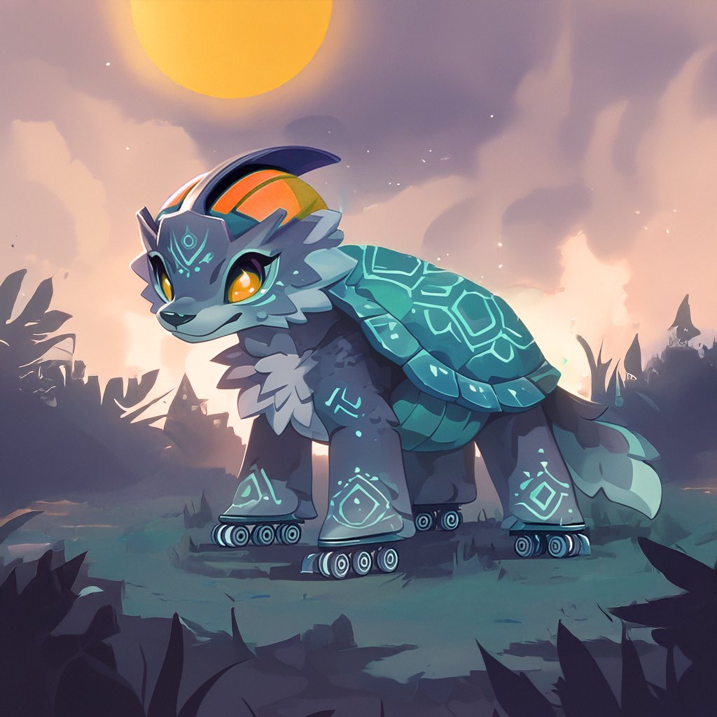 Wolfterra10's tweet photo. They told him Wolfterra doesn’t skate. He said, “Wolfterra also doesn’t glow in the dark or wear helmets… but here we are.” 🛼 #Wolfterra #NFTArt #DreamGuardians #Web3Creatures #RollerVibes #NFT #opensea #NFTCommunity https://t.co/K5NqBdrDiB