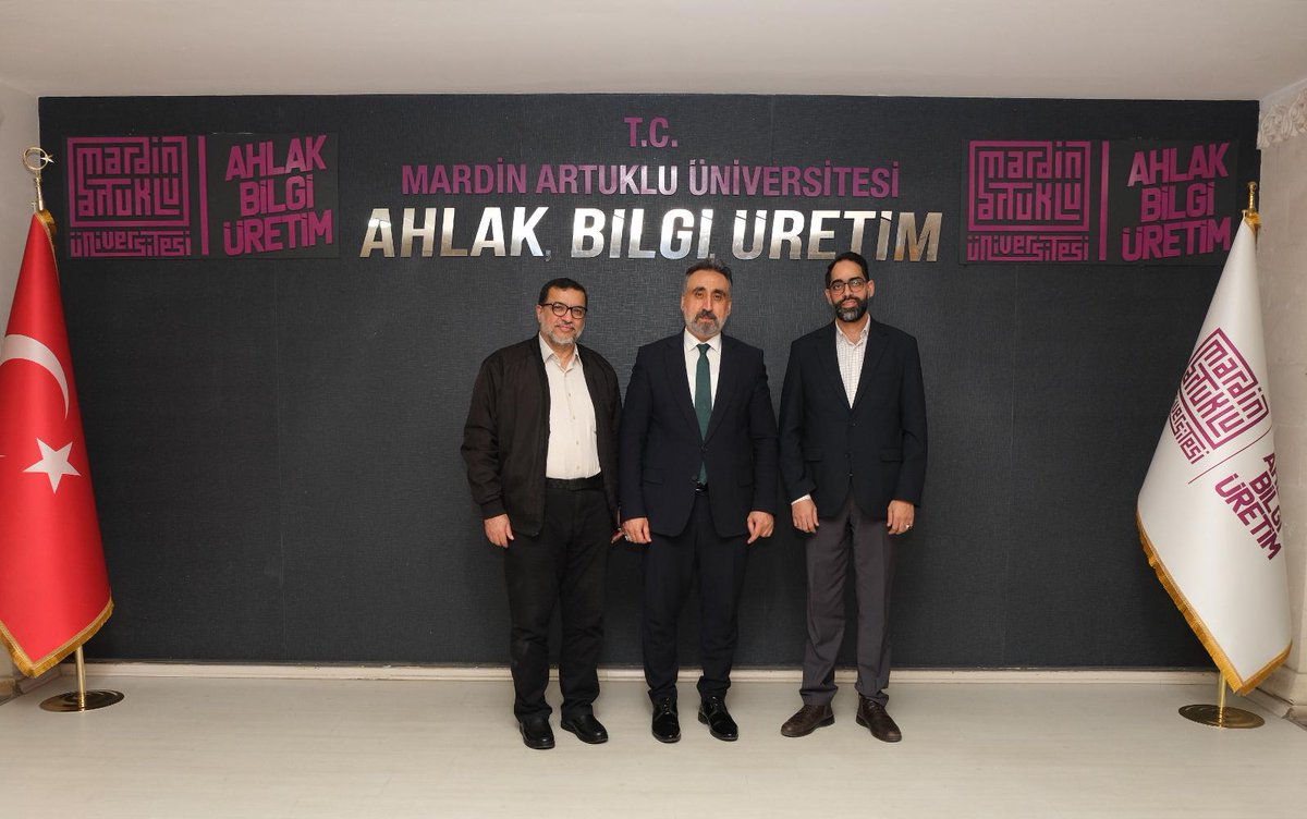Mardin Artuklu Üniversitesi (@mardinartuklu) on Twitter photo Uluslararası Cesaret Ödülleri Programına katılmak üzere Mardin’e gelen MID Genel Koordinatörü Celaleddin Duran, İHYA Derneği Başkanı İsa Ahmed ve dernek üyeleri, Rektörümüz Prof. Dr. İbrahim Özcoşar’ı makamında ziyaret etti.
<a href="/erolozvar/">Erol Özvar</a>
<a href="/ibrahimozcosar/">ibrahim özcoşar</a>
<a href="/midorgtr/">MID</a>
<a href="/ihyamirastr/">Uluslararası İhya Derneği</a> Uluslararası Cesaret Ödülleri Programına katılmak üzere Mardin’e gelen MID Genel Koordinatörü Celaleddin Duran, İHYA Derneği Başkanı İsa Ahmed ve dernek üyeleri, Rektörümüz Prof. Dr. İbrahim Özcoşar’ı makamında ziyaret etti.
<a href="/erolozvar/">Erol Özvar</a>
<a href="/ibrahimozcosar/">ibrahim özcoşar</a>
<a href="/midorgtr/">MID</a>
<a href="/ihyamirastr/">Uluslararası İhya Derneği</a>