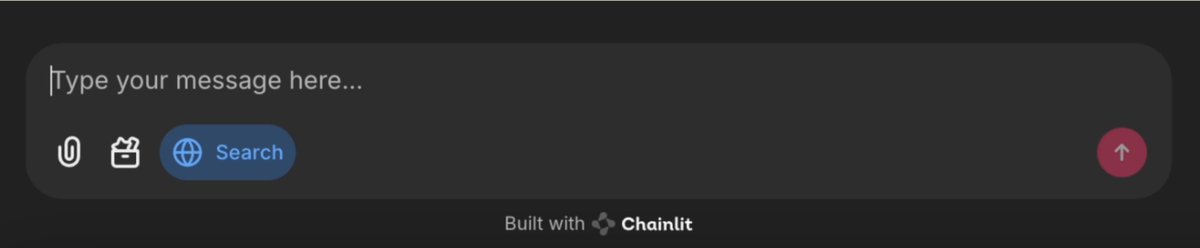 Excited to announce the integration of Linkup’s search in <a href="/chainlit_io/">Chainlit</a>'s conversational AI.

In a minute, add a “🌐Search web” button to your chatbot and give it access to fresh grounding content for accurate answers. cc  <a href="/danoandco/">Dan Constantini</a> <a href="/literalai/">Literal AI</a>