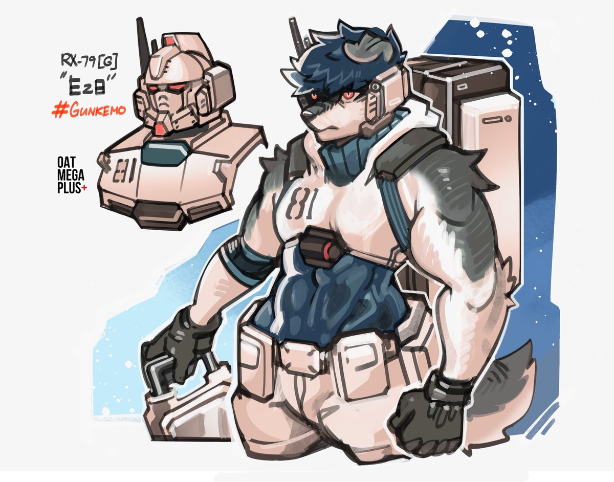 we out here making good bois outta gundams  #gunkemo
