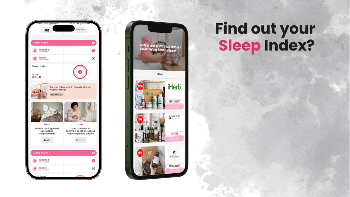 Sleep is a fundamental human need and is crucial to both physical and mental wellbeing. Using intelligent algorithms to track and monitor for patterns of sleep disturbance is extremely valuable.

Find out your Sleep Index for FREE! Sign up at myboobrisk.com.