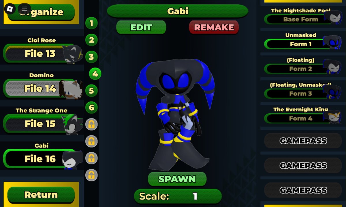 CaliopeFritz's tweet image. Made slight changes to Gabi, plus gave them a more powerful form: The Evernight King.
#roblox #pulserp