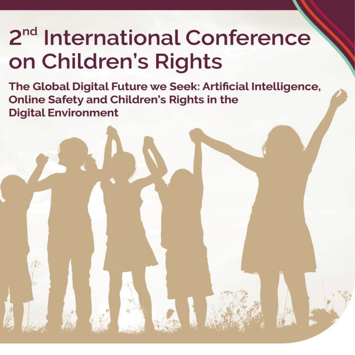 🌟Children need to be at the table in building a digital world that respects their rights and well-being. That's why we're bringing you the 2nd International Conference on Children's Rights.

🚨DEADLINE for abstract submissions: 25/4/2025!
🗓️9-11/9/2025
📘blogs.sun.ac.za/law/files/2025…
