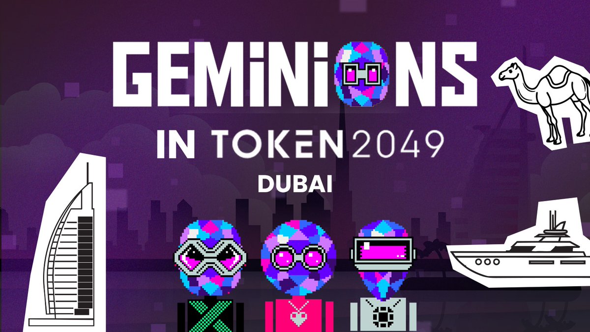 We're getting ready to travel to Dubai for Token 2049!!! 🇦🇪

Surprise announcement coming soon....