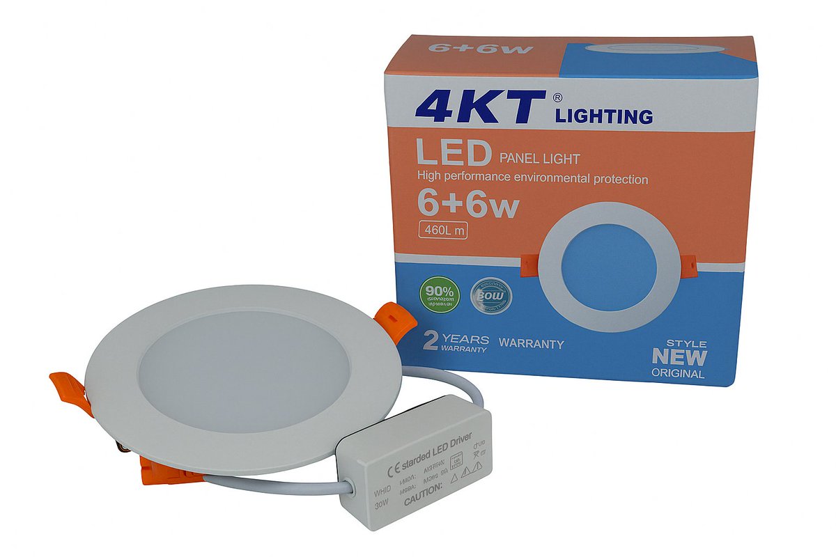 AKTLighting's tweet image. Dual vibes, one light! 💡
 AKT 6+6W LED Panel – Warm White &amp;amp; White glow in one sleek design.
Style meets brightness!
#4KTLighting #LEDPanel #WarmWhite #CoolWhite #SmartLighting #LightUpYourSpace