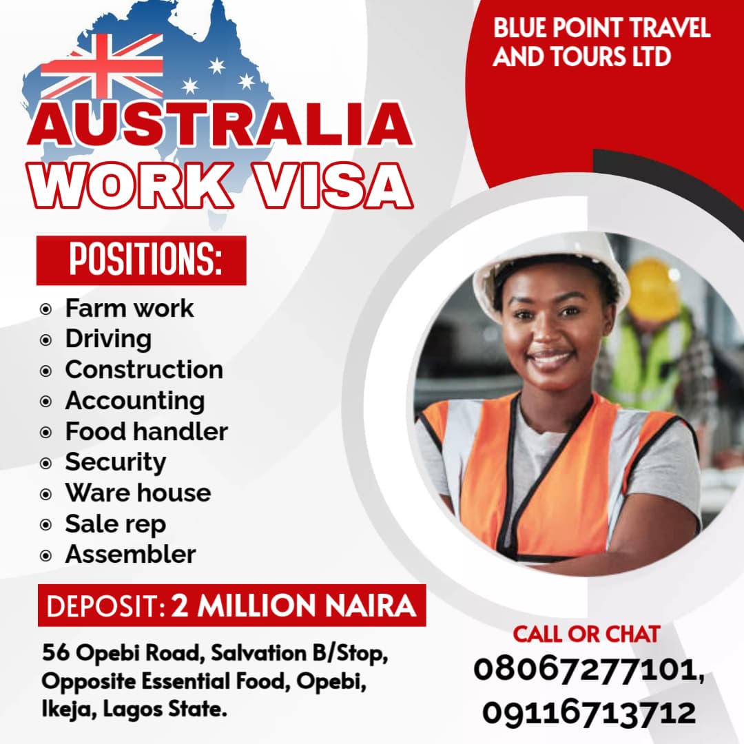 Chimamanda45813's tweet photo. Work. Earn. Live in Australia!
Get your legal Australia Work Visa with job links and full support.
Relocate with ease, start earning in AUD, and enjoy a fresh new start!

DM us now to begin your journey. https://t.co/IqhpcKriYg