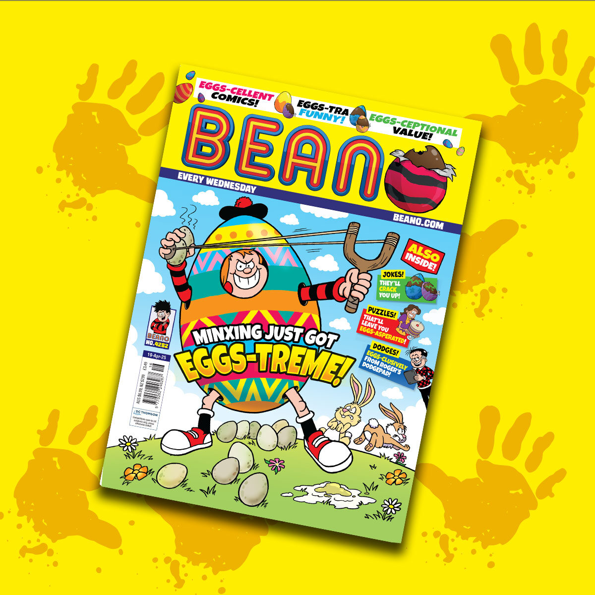 It’s Beano Wednesday! 🥚

This week, minxing just got eggs-treme!

We have one copy to give away to one lucky follower.

To enter:
➡️= Follow us.
♻️ &amp; ❤️= RT and like this tweet.
✍️= Reply with an emoji.

Comp closes at 4pm today. T&amp;Cs link in bio.