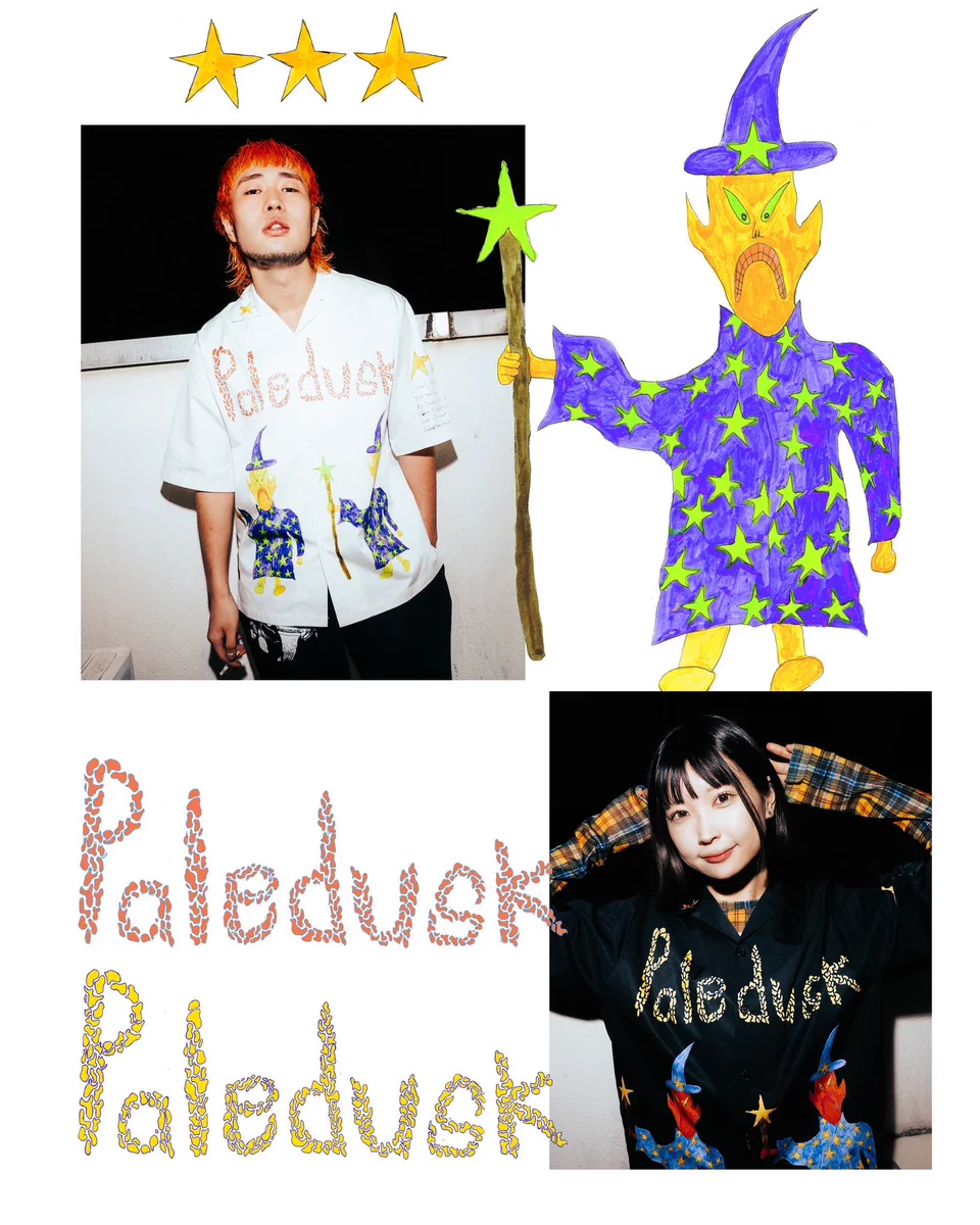 PALEDUSK PDWORLD shirt イラストシャツ 白　【5-3】 GoptJ2BW0AA0JRW?format=webp&