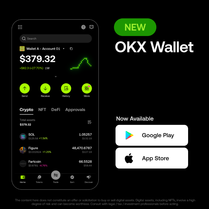 okx's tweet photo. Experience the future of self-custody with the new @wallet app—your secure gateway across 130+ chains and millions of tokens 📲 

Find out more ↴