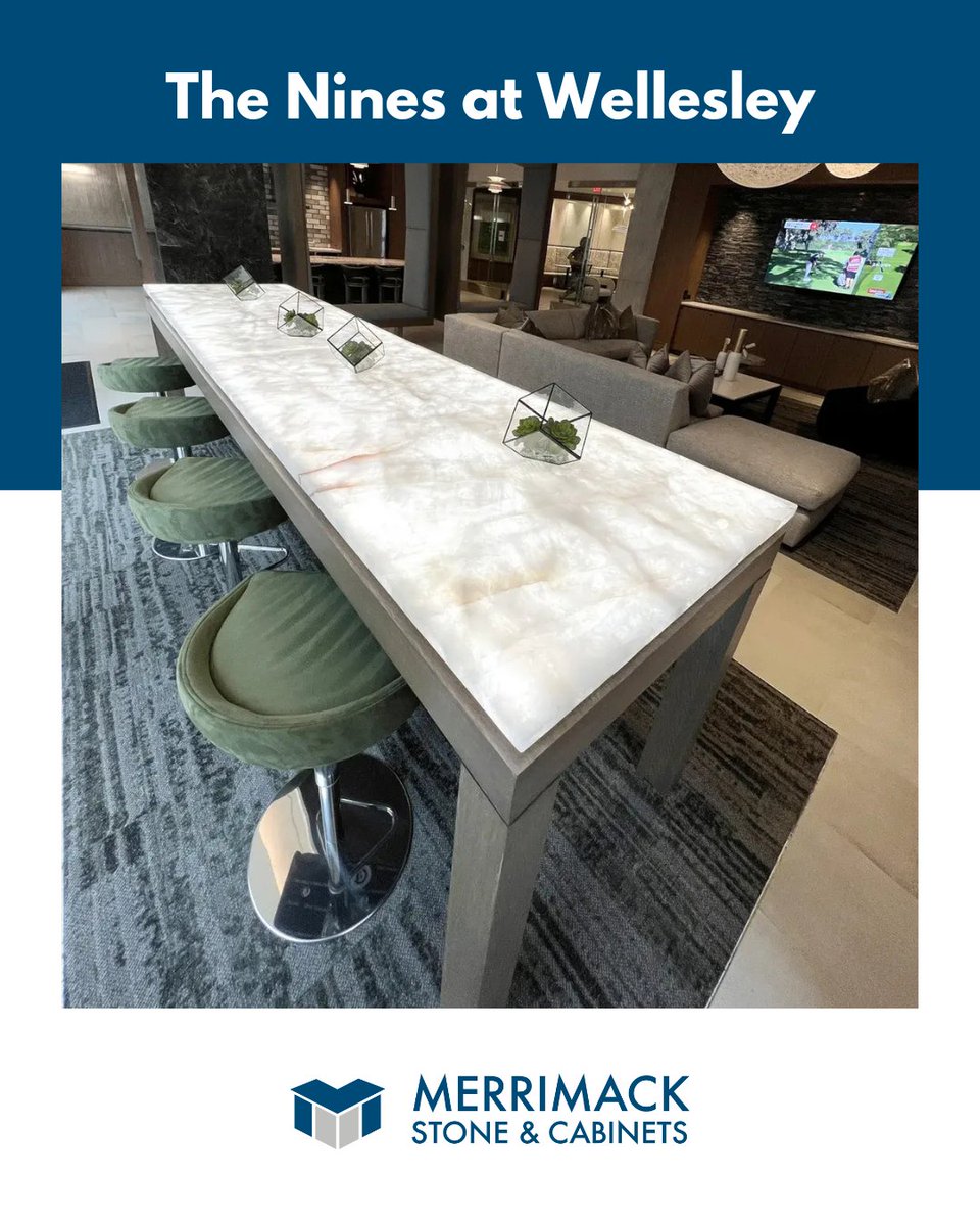 merrimack_stone's tweet photo. Crystallo quartzite countertops shine at The Nines at Wellesley -  crafted by Merrimack Stone &amp; Cabinets: https://t.co/FGrqJ3Bupi

 #CommercialConstruction #KitchenandBath #MultiUnitDevelopment https://t.co/8lkZ2wKKkh