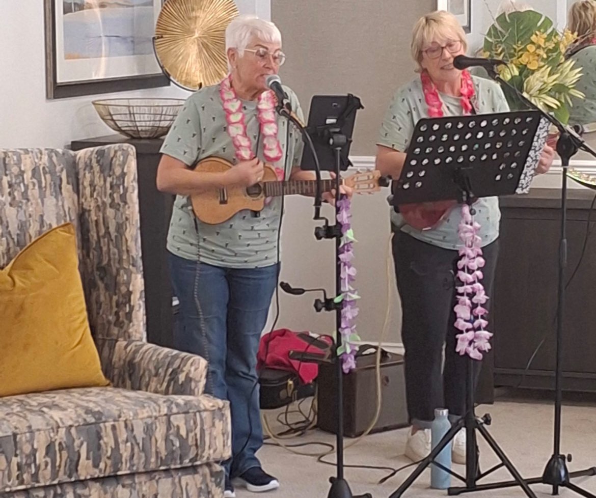 People living at Coronation Lodge in West Kirby were treated to an evening of music and entertainment. 

Ukulele duo ToucanUke took to the owners’ lounge to perform a lively selection of songs spanning from the 1960s to the present day.

westkirby.todaynews.co.uk/2025/04/06/new…